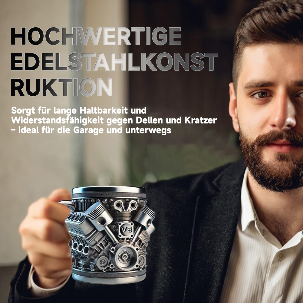 🔥Limitierte Auflage🎁V Engines Edelstahlbecher