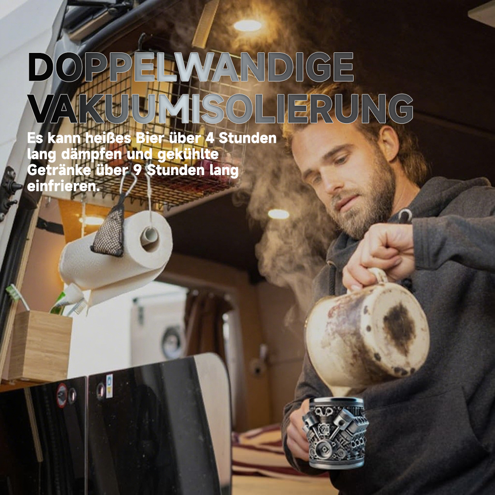 🔥Limitierte Auflage🎁V Engines Edelstahlbecher