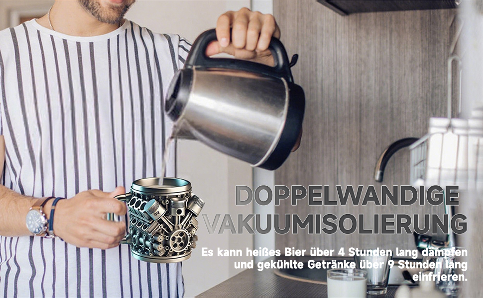 🔥Limitierte Auflage🎁V Engines Edelstahlbecher