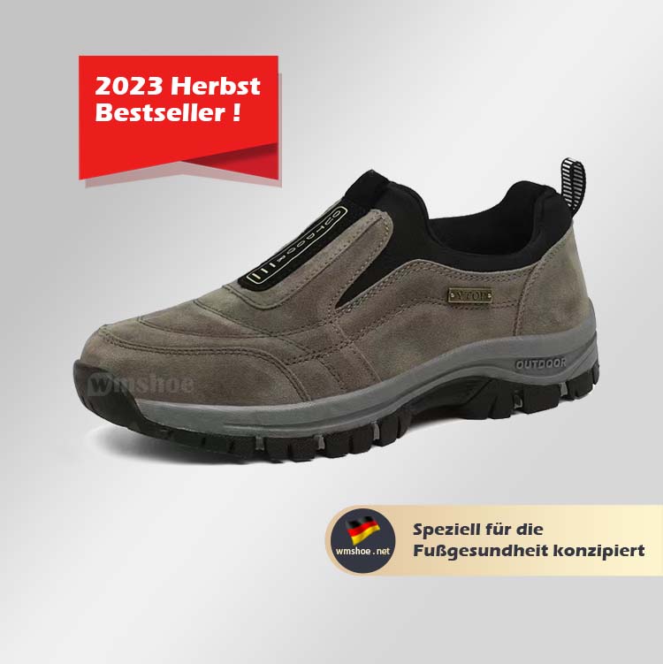 🔥Speziell für die Gesundheit der Füße entworfen🔥Herren Slip-On-Schuhe mit rutschfester Sohle im einfachen und schlichten Stil für den Frühling W052