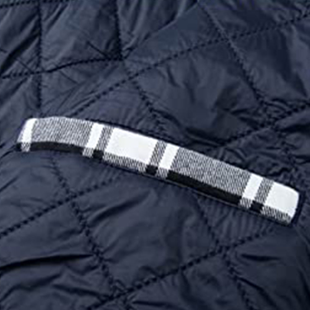 Ricemly Neue abnehmbare karierte Kapuzenjacke für Herren