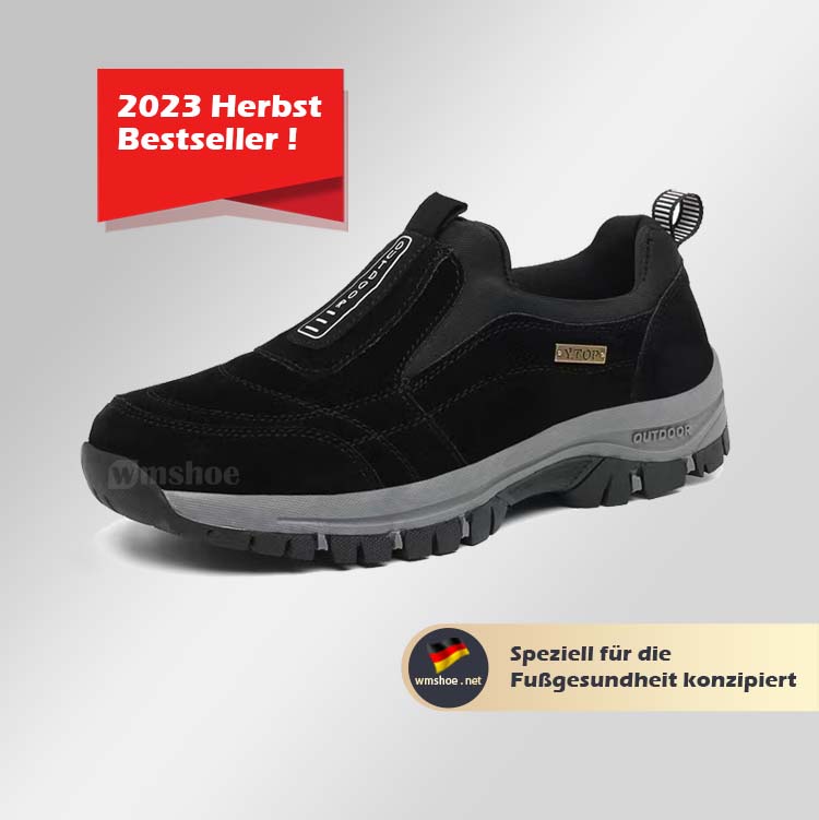 🔥Speziell für die Gesundheit der Füße entworfen🔥Herren Slip-On-Schuhe mit rutschfester Sohle im einfachen und schlichten Stil für den Frühling W052