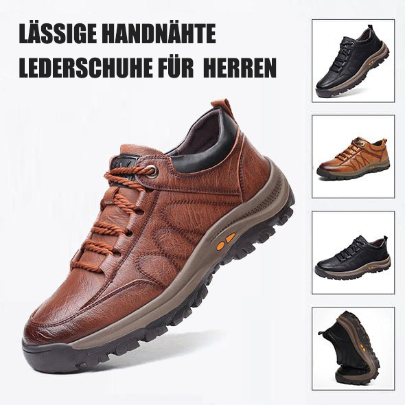 🔥IN DIESER WOCHE SALE 70 % RABATT🔥2024 Lässige handgenähte Leder-Fußgewölbestützschuhe für Herren (Kauf von 2 für kostenlosen Versand)