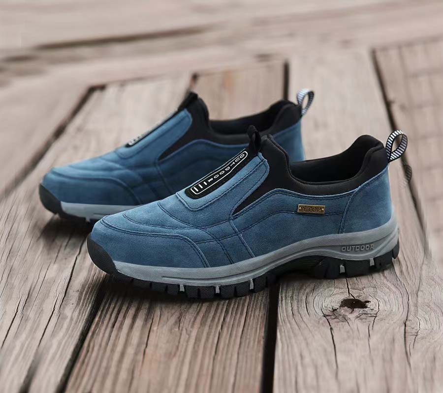 🔥Speziell für die Gesundheit der Füße entworfen🔥Herren Slip-On-Schuhe mit rutschfester Sohle im einfachen und schlichten Stil für den Frühling W052