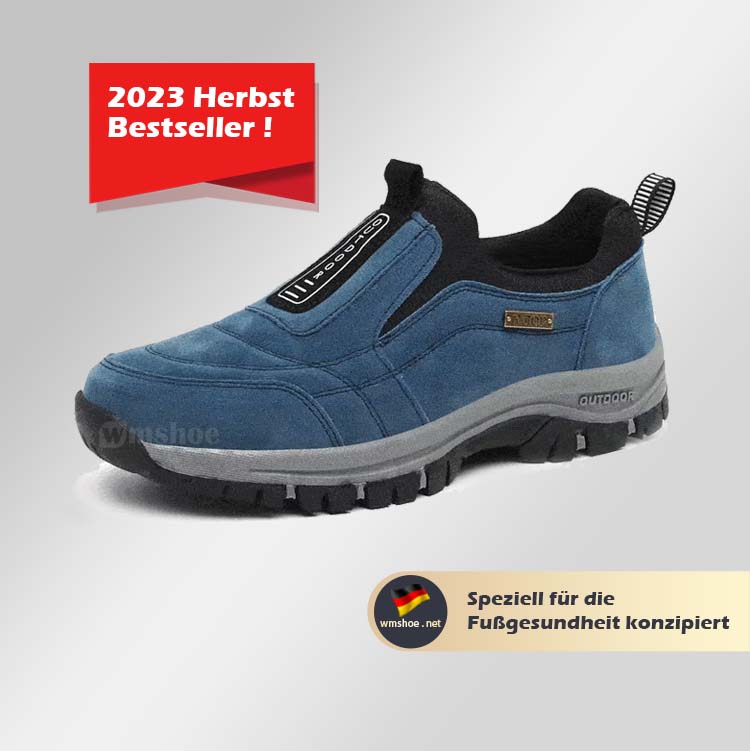 🔥Speziell für die Gesundheit der Füße entworfen🔥Herren Slip-On-Schuhe mit rutschfester Sohle im einfachen und schlichten Stil für den Frühling W052
