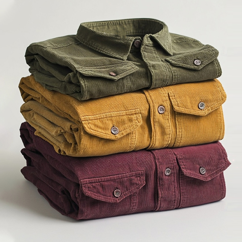 Men's Button Corduroy Shirt
