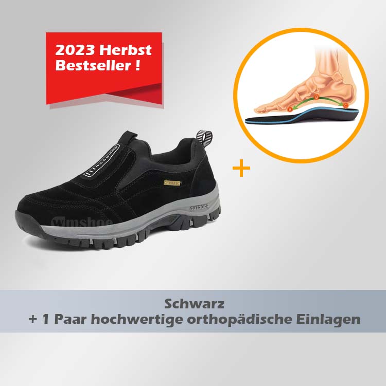 🔥Speziell für die Gesundheit der Füße entworfen🔥Herren Slip-On-Schuhe mit rutschfester Sohle im einfachen und schlichten Stil für den Frühling W052