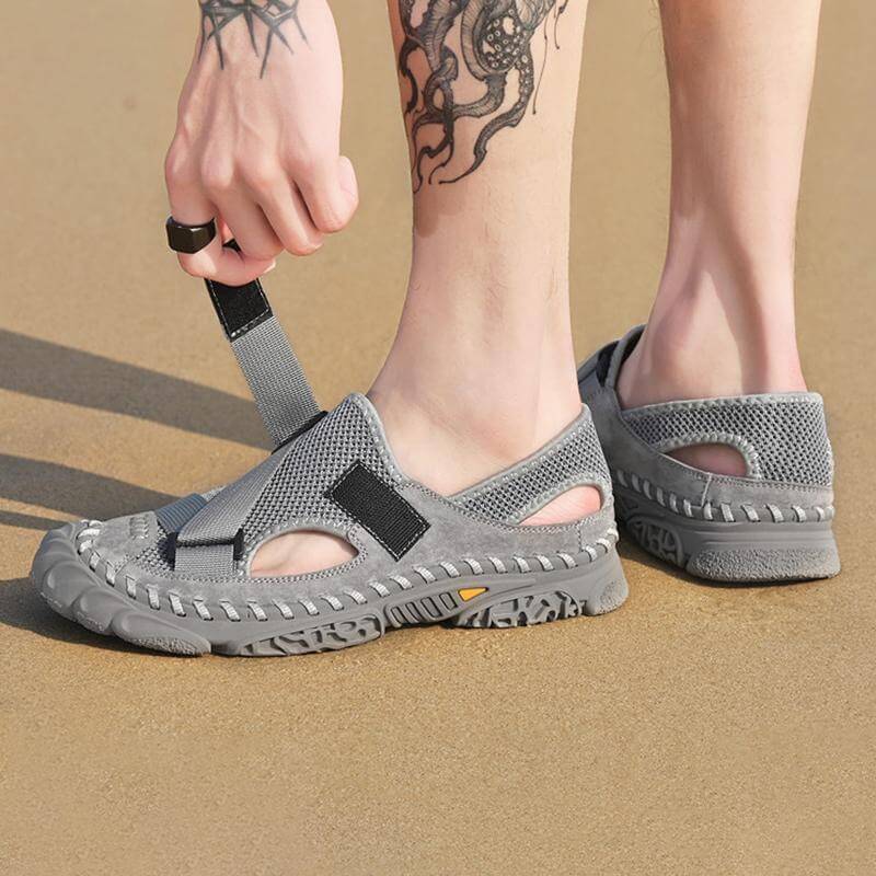 Herren Atmungsaktiv Sandalen aus Mesh Y033