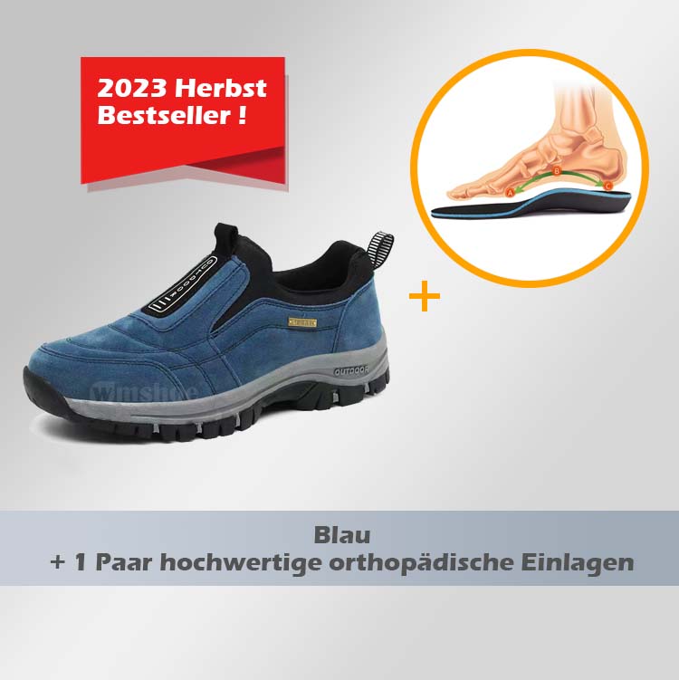 🔥Speziell für die Gesundheit der Füße entworfen🔥Herren Slip-On-Schuhe mit rutschfester Sohle im einfachen und schlichten Stil für den Frühling W052