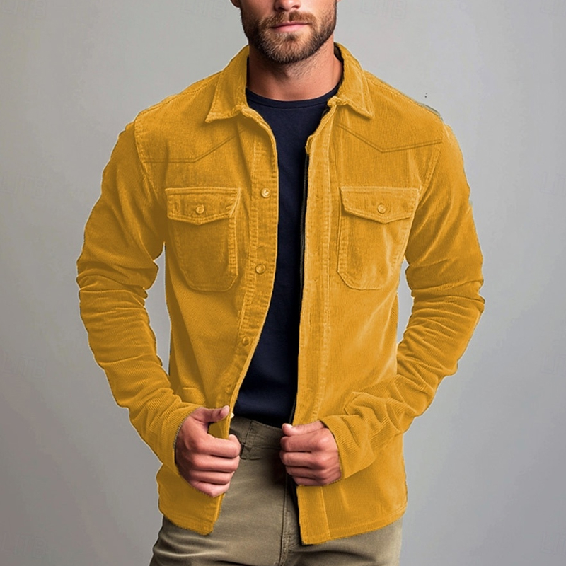 Men's Button Corduroy Shirt