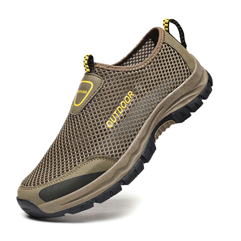 🔥Herren-Sommerschuhe für Outdoor-Aktivitäten, atmungsaktiv und mit Mesh W148