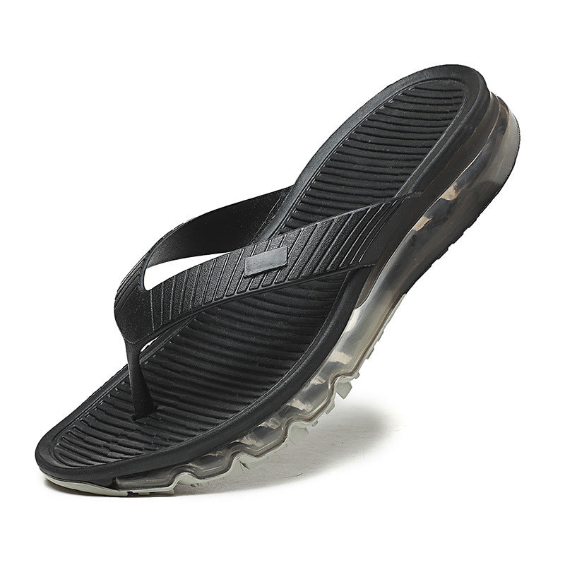 Unisex-Sommer-neue Gummi-Luftkissen-weiche alleinige Strand-Flip-Flops W062 (Kaufen Sie 2 versandkostenfrei)