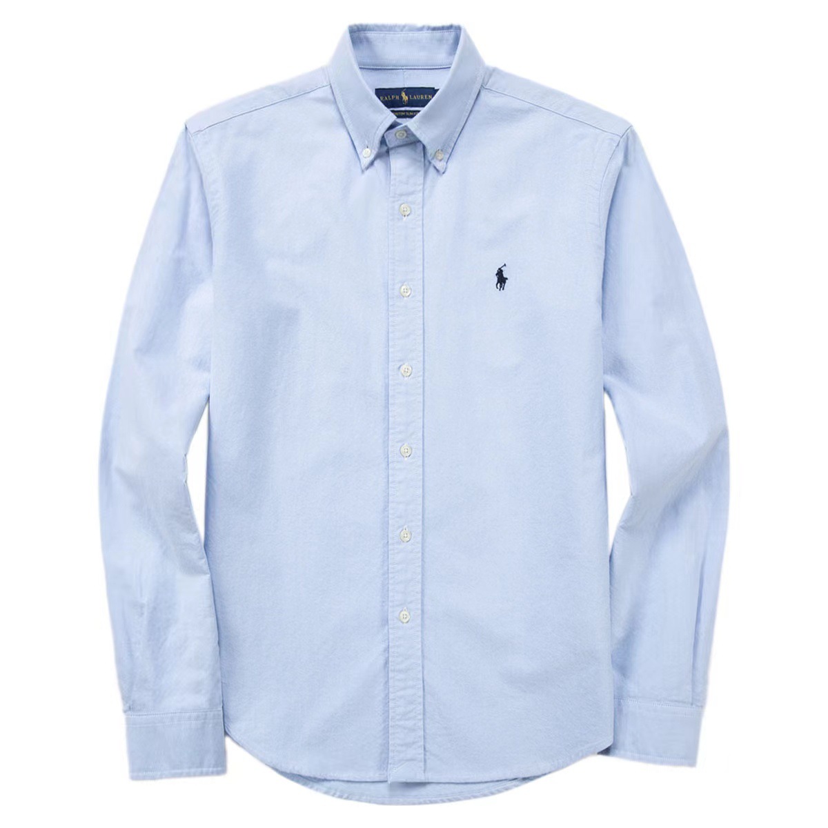 Herrenhemd aus Leinen und Baumwolle mit Knopfleiste