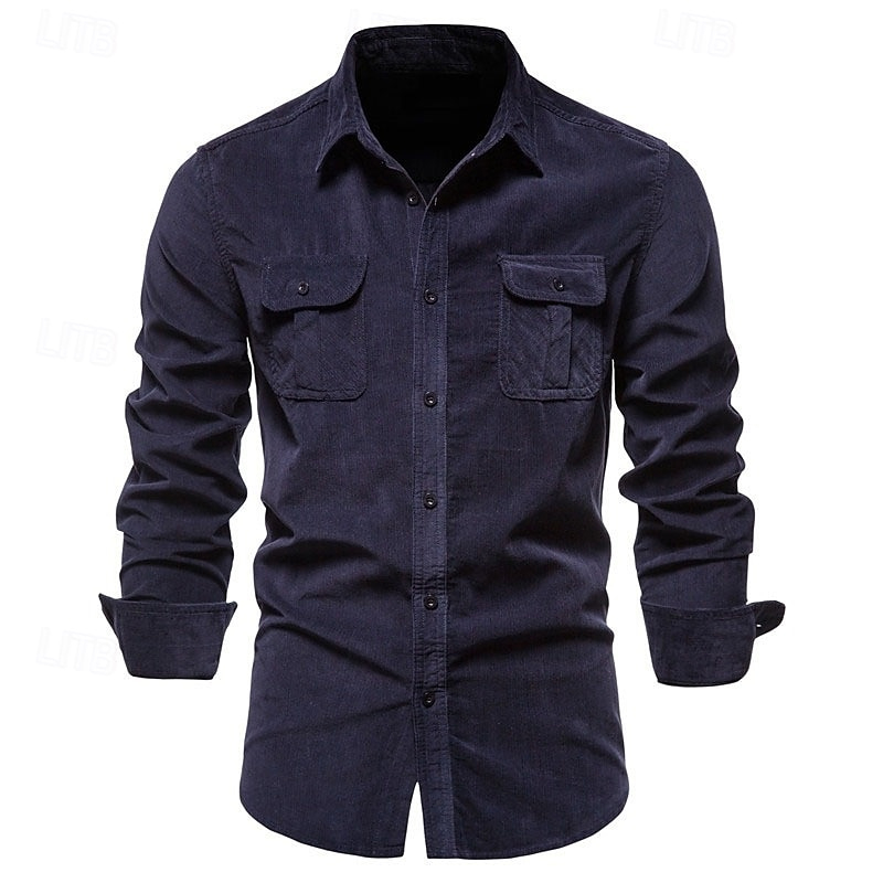 Men's Button Corduroy Shirt