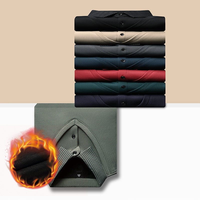 🔥Kaufen Sie 2 versandkostenfrei🔥 Gestreiftes Revers-Zweiteiler-Hemd