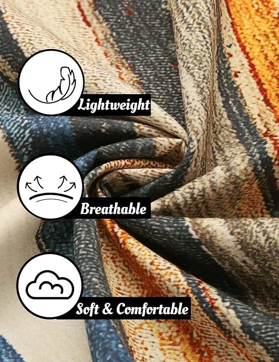 Men's Linen Shirts Short Sleeve Casual Shirts Button Down Shirt Large