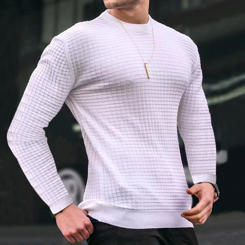 Christmas 70% OFF- Men's Outdoor Casual Stand Cashmere Button Long Sleeve Sweater