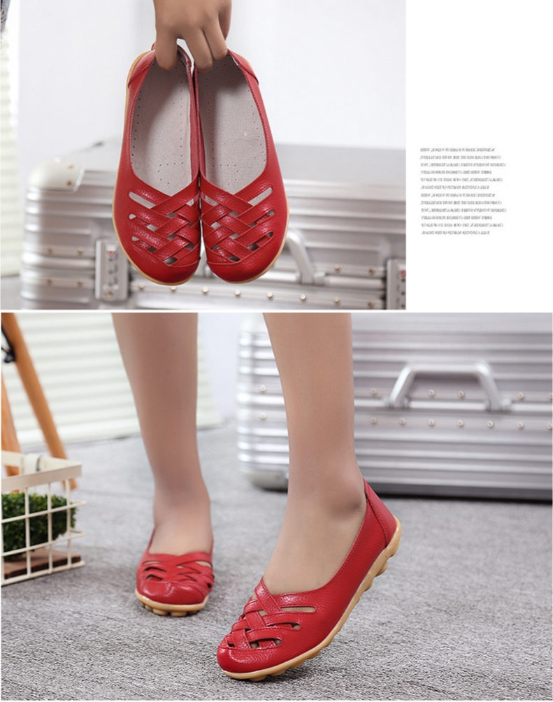 NEW - Women's Breathable Leather Loafers