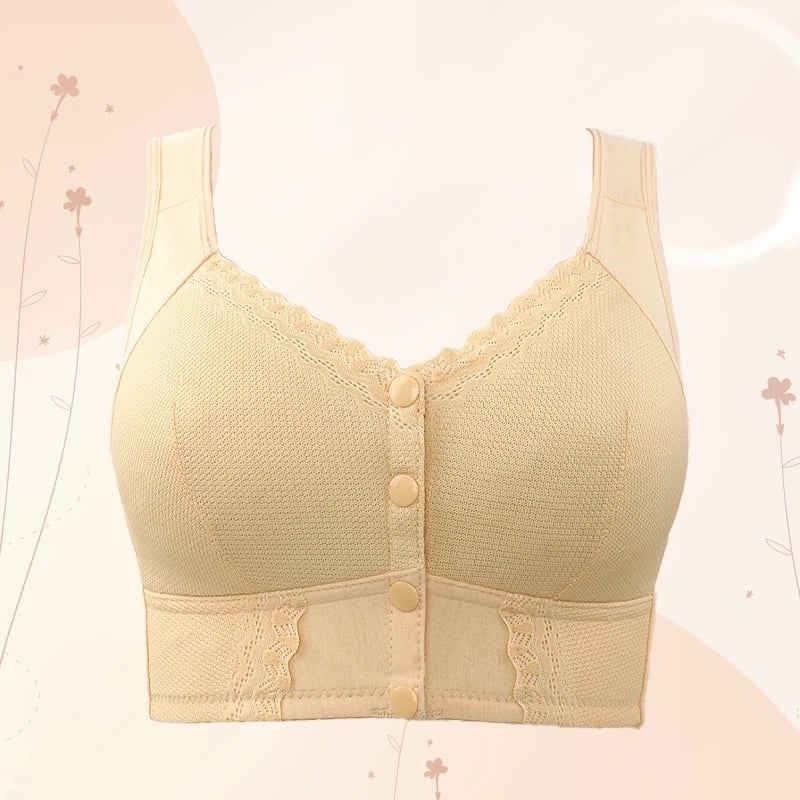 🌹Mother Day's Limited Sale Buy 1 Get 3 Packs🌹2024 New Front Closure Breathable Bra for Seniors