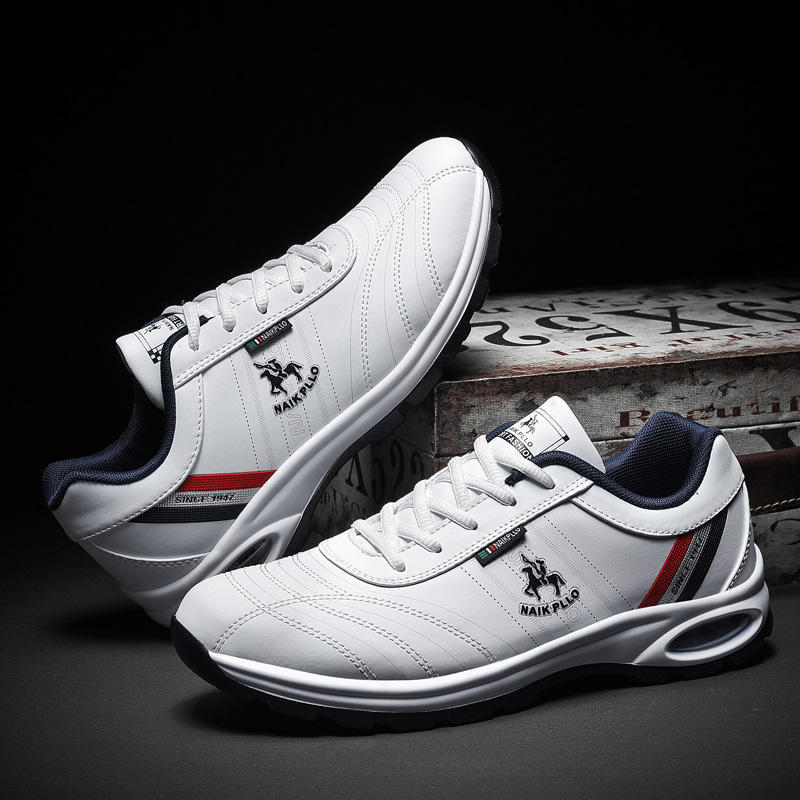 Men's Good Arch Support Outdoor Breathable Walking Shoes, Comfy Orthopedic Walking Shoes