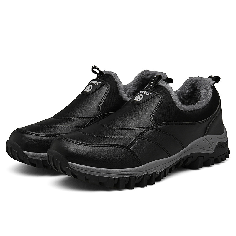 🔥Bestseller - Men Outdoor Waterproof Leather Suede Shoes Casual Walking Hiking Shoes