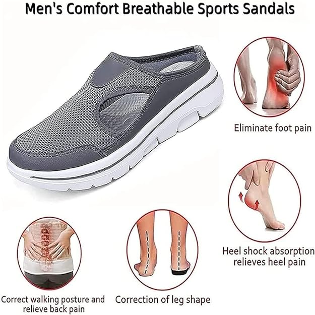 Men's Comfortable Breathable Support Sports Sandals  -New