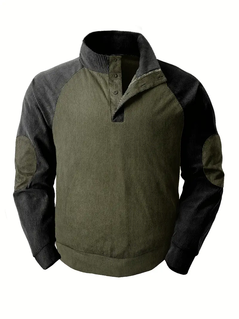 [Copy]🎁2024 New Year Hot Sale 90% OFF- Patsiny Men's Outdoor Casual Stand Cashmere Button Long Sleeve Sweater