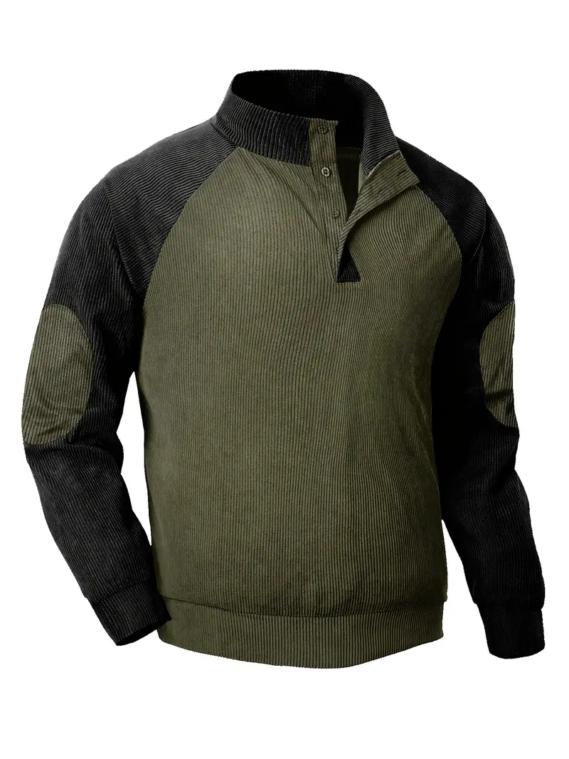 [Copy]🎁2024 New Year Hot Sale 90% OFF- Patsiny Men's Outdoor Casual Stand Cashmere Button Long Sleeve Sweater