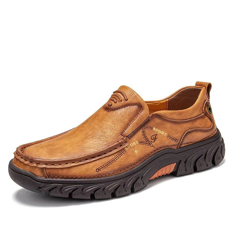 🔥Hot Sale🎁--40% OFF 🎉 Mens Waterproof Non Slip Casual Genuine Leather Loafers