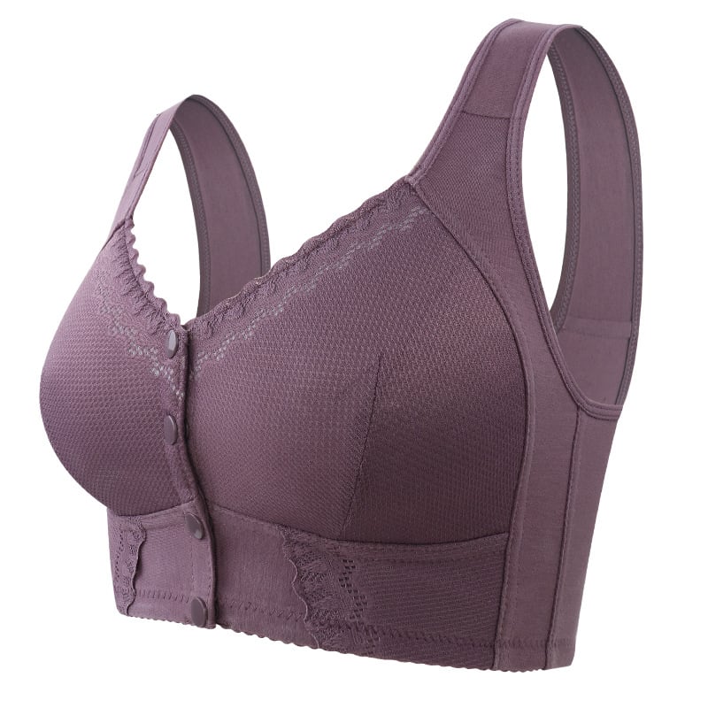🌹Mother Day's Limited Sale Buy 1 Get 3 Packs🌹2024 New Front Closure Breathable Bra for Seniors