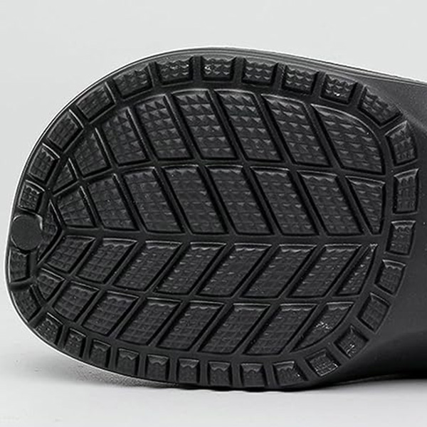 Men's Comfort Winter Warm Fleece Lined Mules Slippers Waterproof Indoor Outdoor Non-slip House Shoes