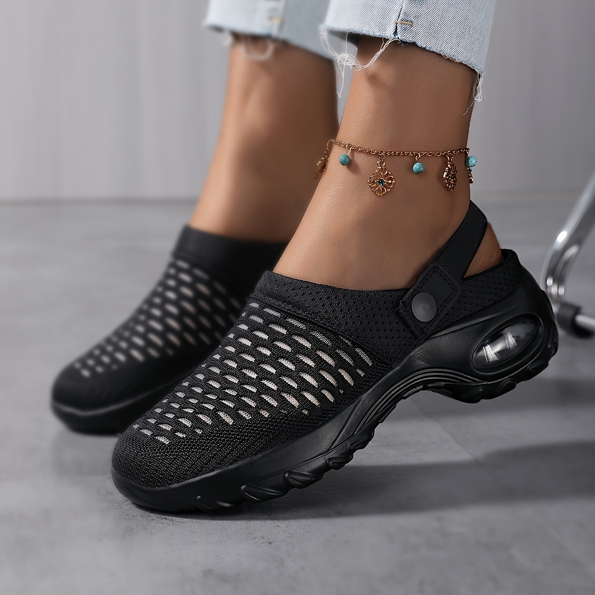 ⭐ Last Day Sale 50% OFF ⭐Women's Orthopedic Clogs With Air Cushion Support to Reduce Back and Knee Pressure