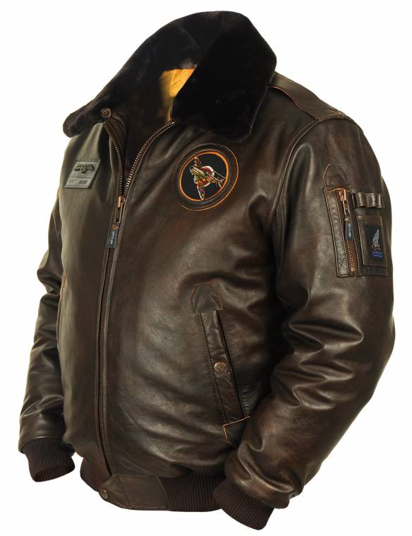 B-15 SPITFIRE FLIGHT LEATHER JACKET[FREE SHIPPING TODAY]