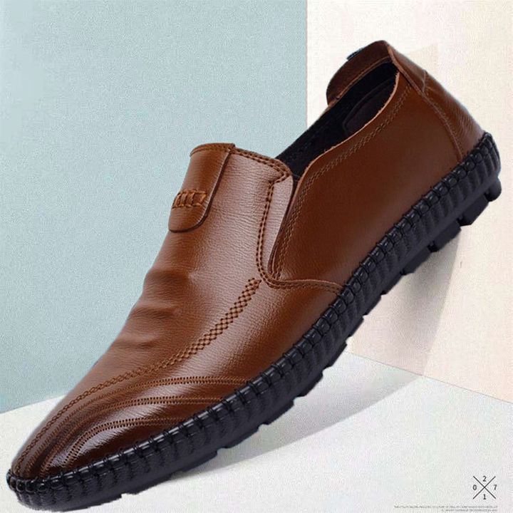 PU Business Men's Shoes Fashion Mens Casual Loafers Driving Shoes Men Party Slip-Ons