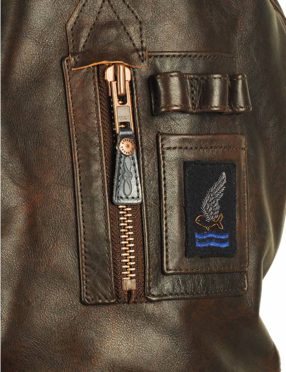 B-15 SPITFIRE FLIGHT LEATHER JACKET[FREE SHIPPING TODAY]