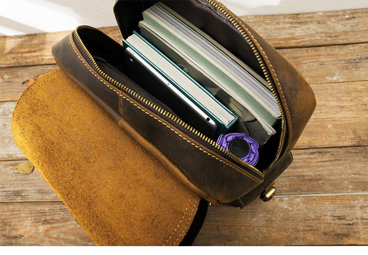 quality leather womens travel bag with gold-tone brass hardware and metallic buckle