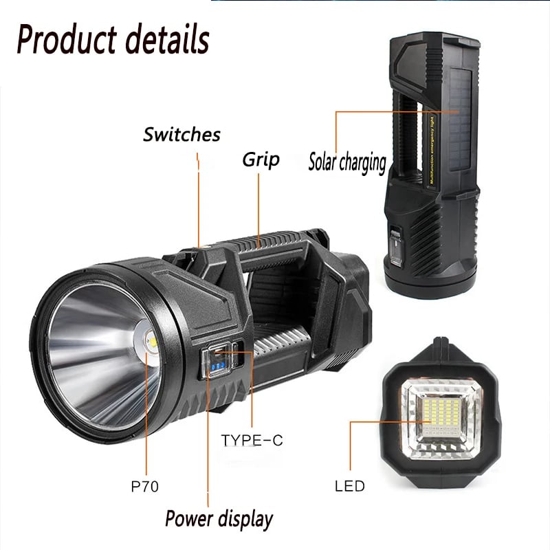 New German 1000000 lumens Waterproof Spot Lights