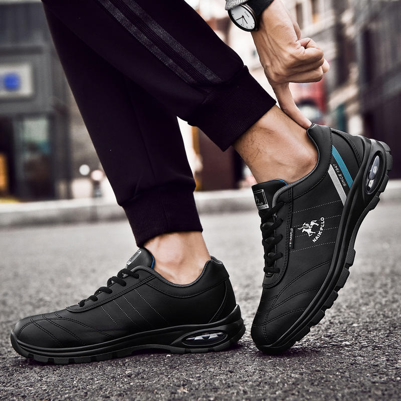 Men's Good Arch Support Outdoor Breathable Walking Shoes, Comfy Orthopedic Walking Shoes