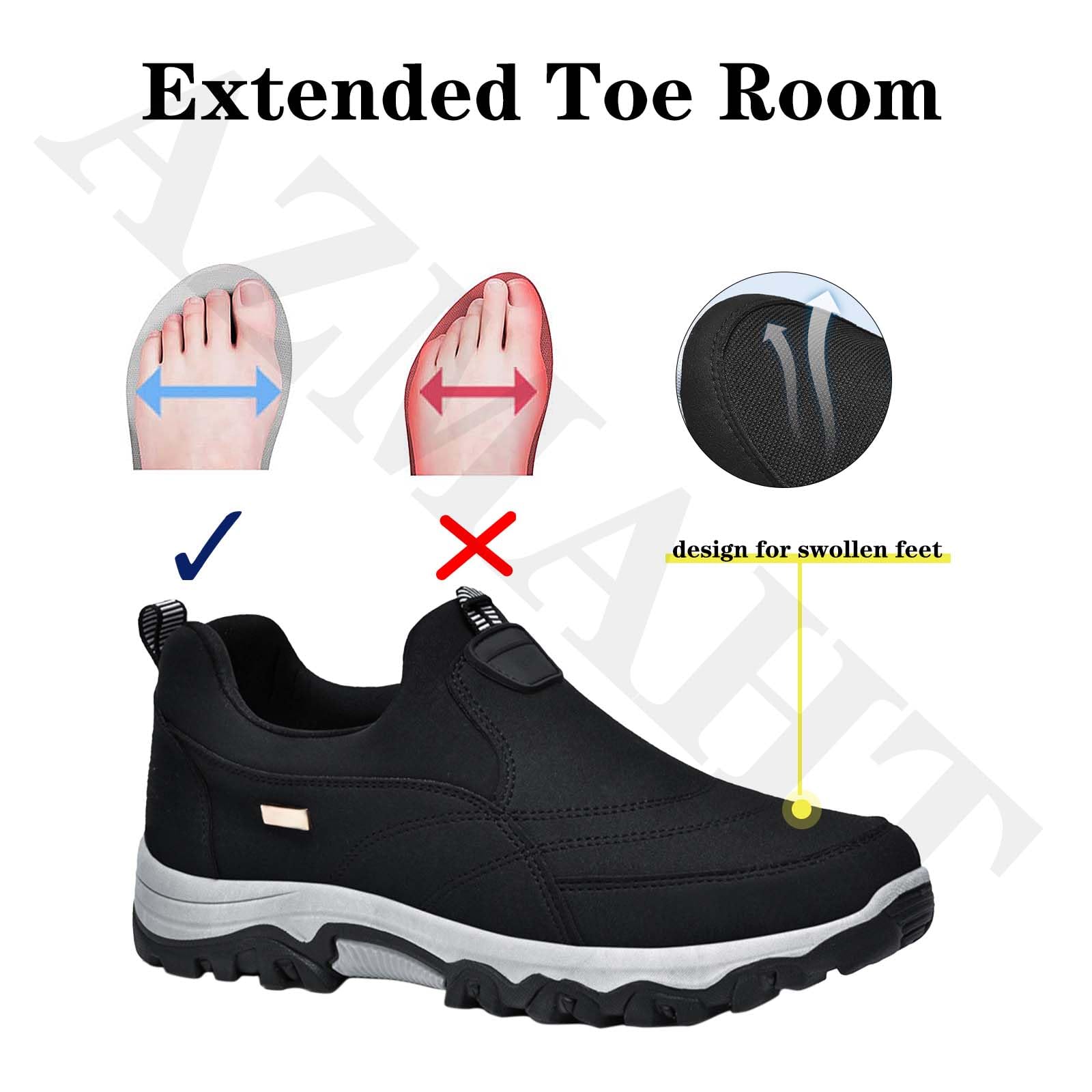 🔥LAST DAY 70% OFF🔥Men's Arch Support & Breathable and Light & Non-Slip Shoes - Proven Plantar Fasciitis, Foot and Heel Pain Relief