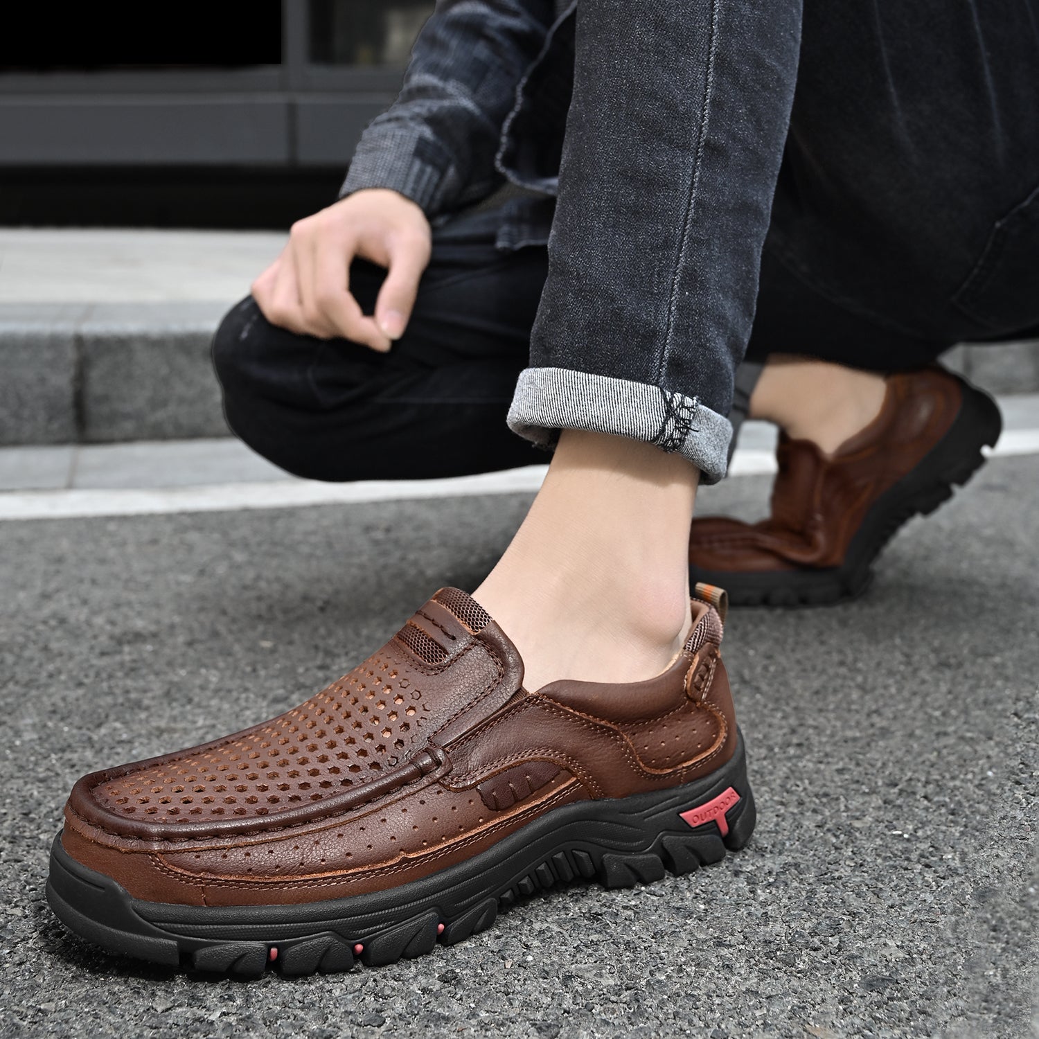 Sinarey® For summer Breathable Mesh transition boots with orthopedic and extremely comfortable soles