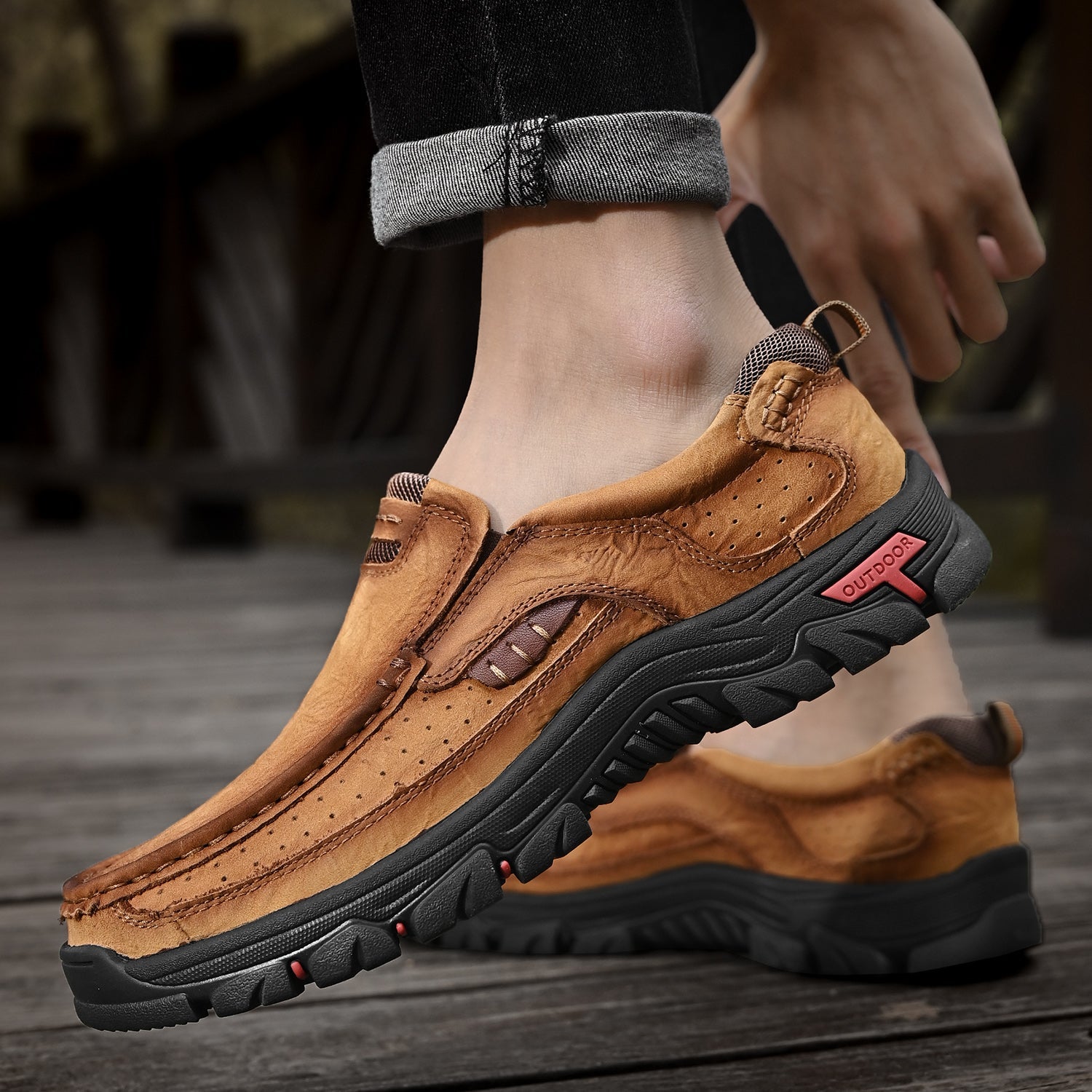 Sinarey® - Transition boots with orthopedic and extremely comfortable sole-Brown