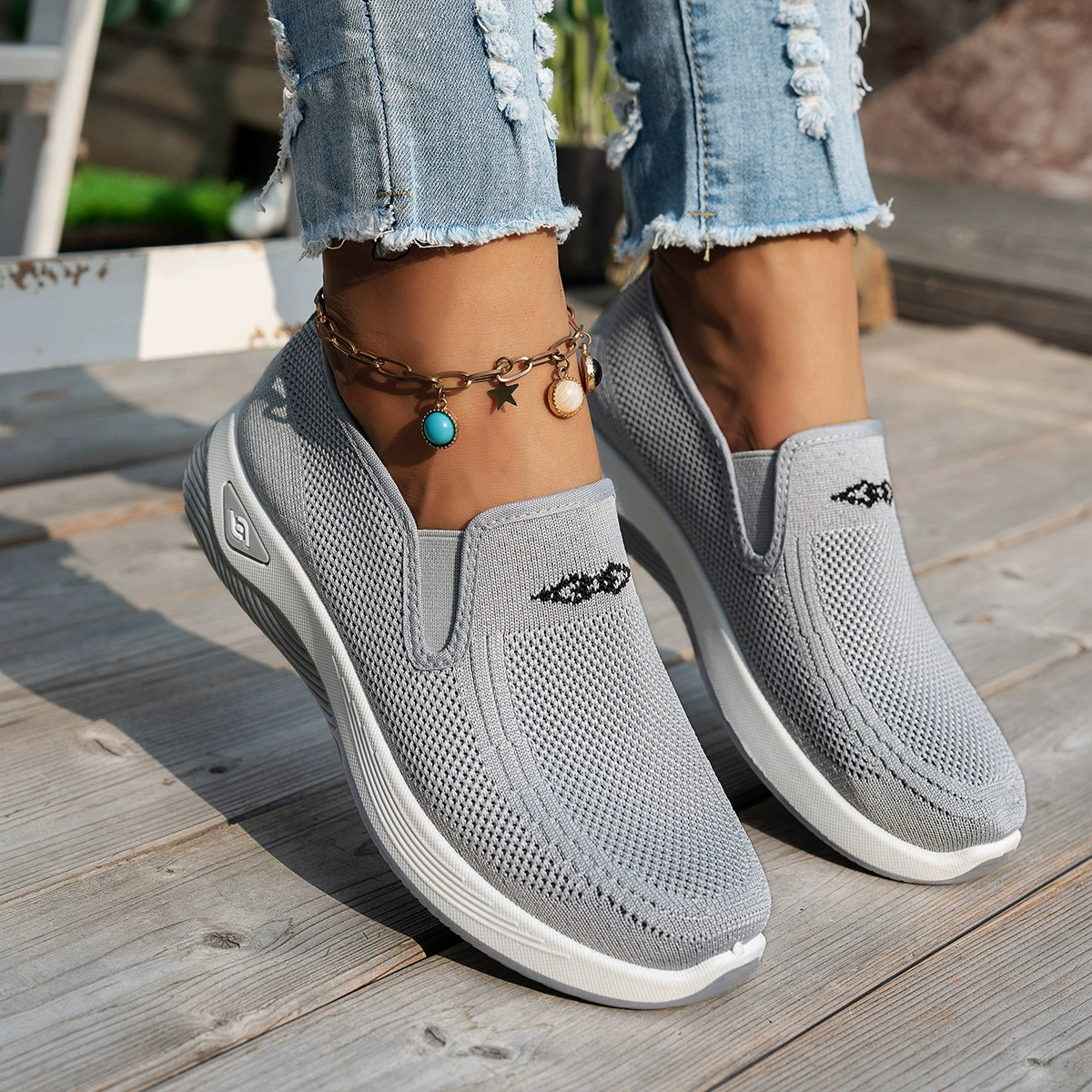 🔥Last Day Promotion 70% OFF🔥- Women's Comfortable Breathable Knitted Sneakers
