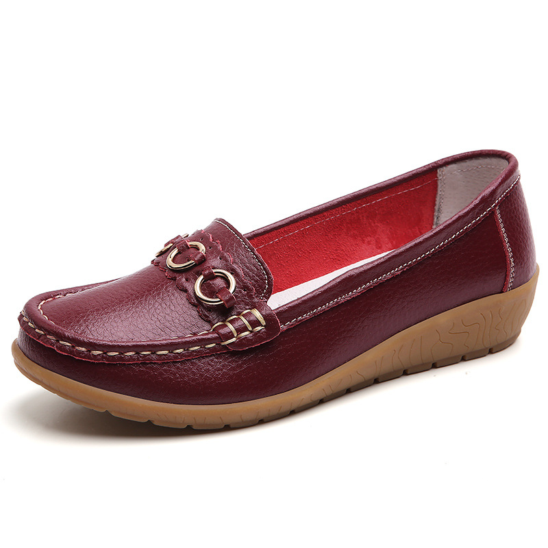 NEW - Women's Breathable Leather Loafers