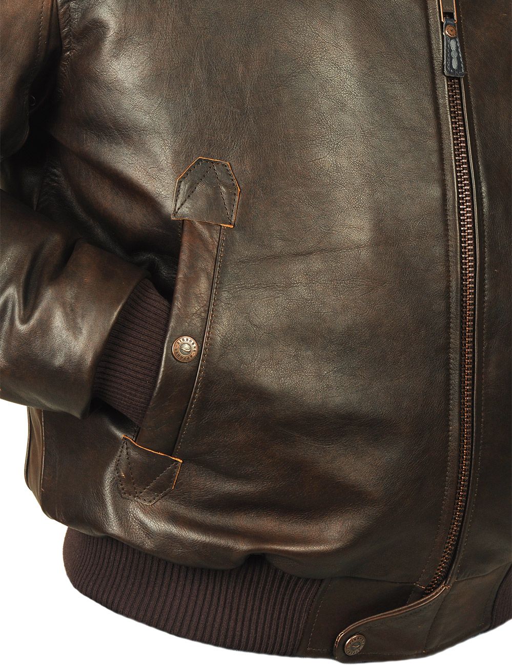 B-15 SPITFIRE FLIGHT LEATHER JACKET[FREE SHIPPING TODAY]