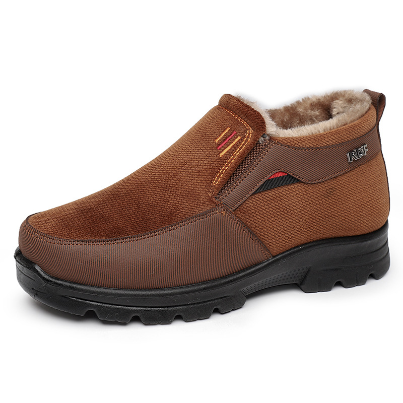 MEN'S WINTER COMFORTABLE PLUSH SOFT SOLE CASUAL SHOES