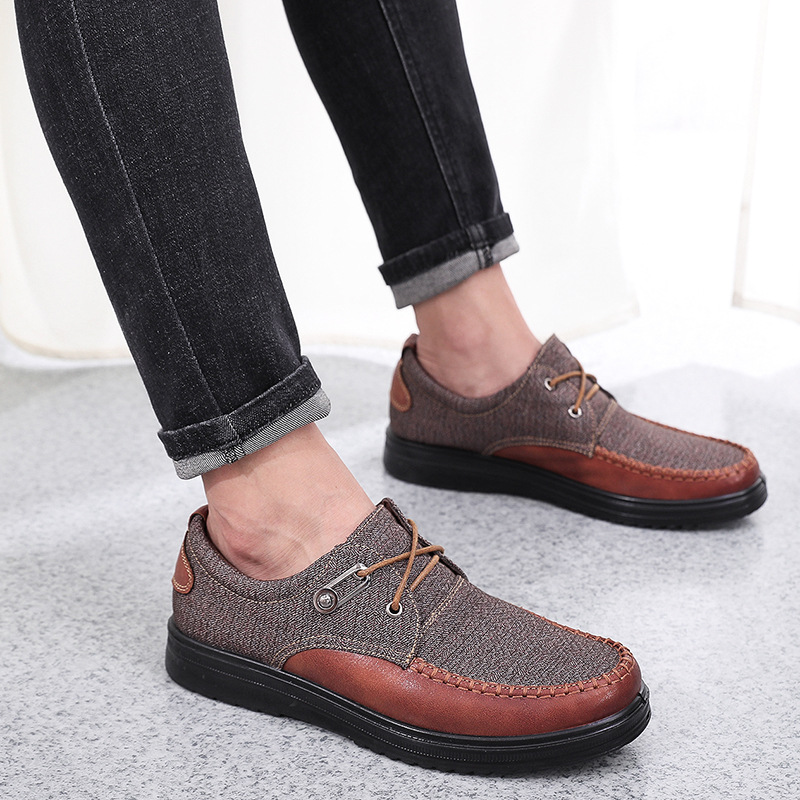🔥Last Day Promotion 70% OFF 🎁 Men's Casual Leather Good Arch Support & Non-slip Outdoor Breathable Walking Shoes