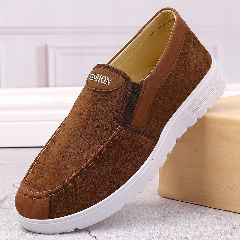 🔥Last Day Promotion 70% OFF 🎁 Men's Casual Leather Good Arch Support & Non-slip Outdoor Breathable Walking Shoes - 6704