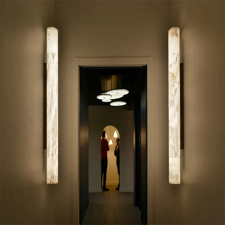 Alabaster Wall Sconce detail view