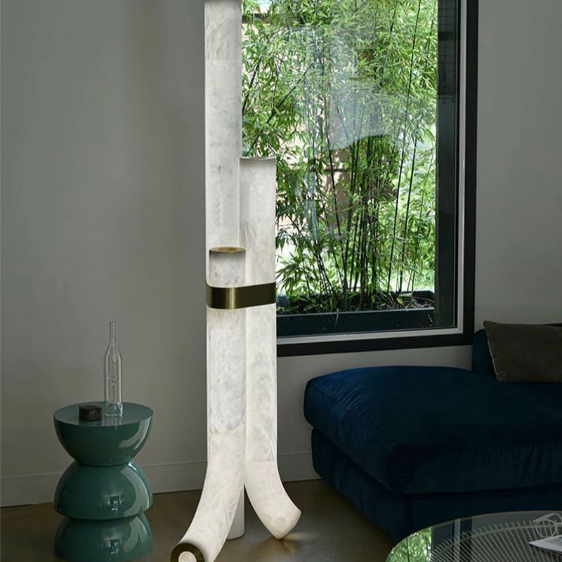 Artistic Alabaster Floor Lamp main view