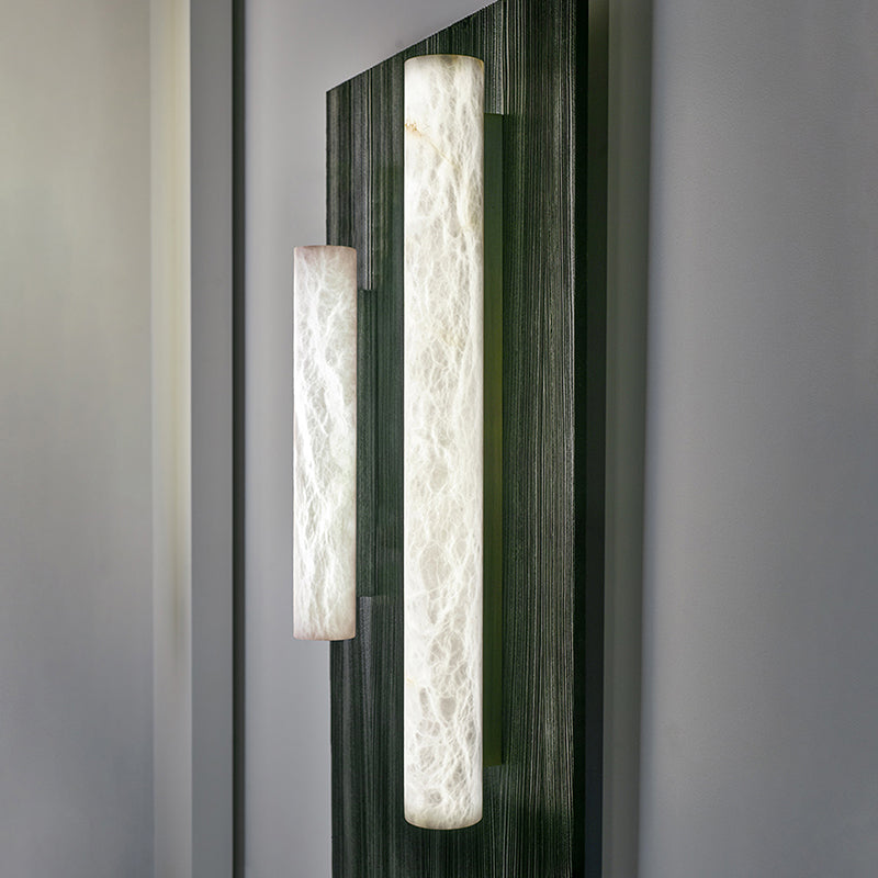 Grandeur Alabaster Linear Hallway Sconce detail view